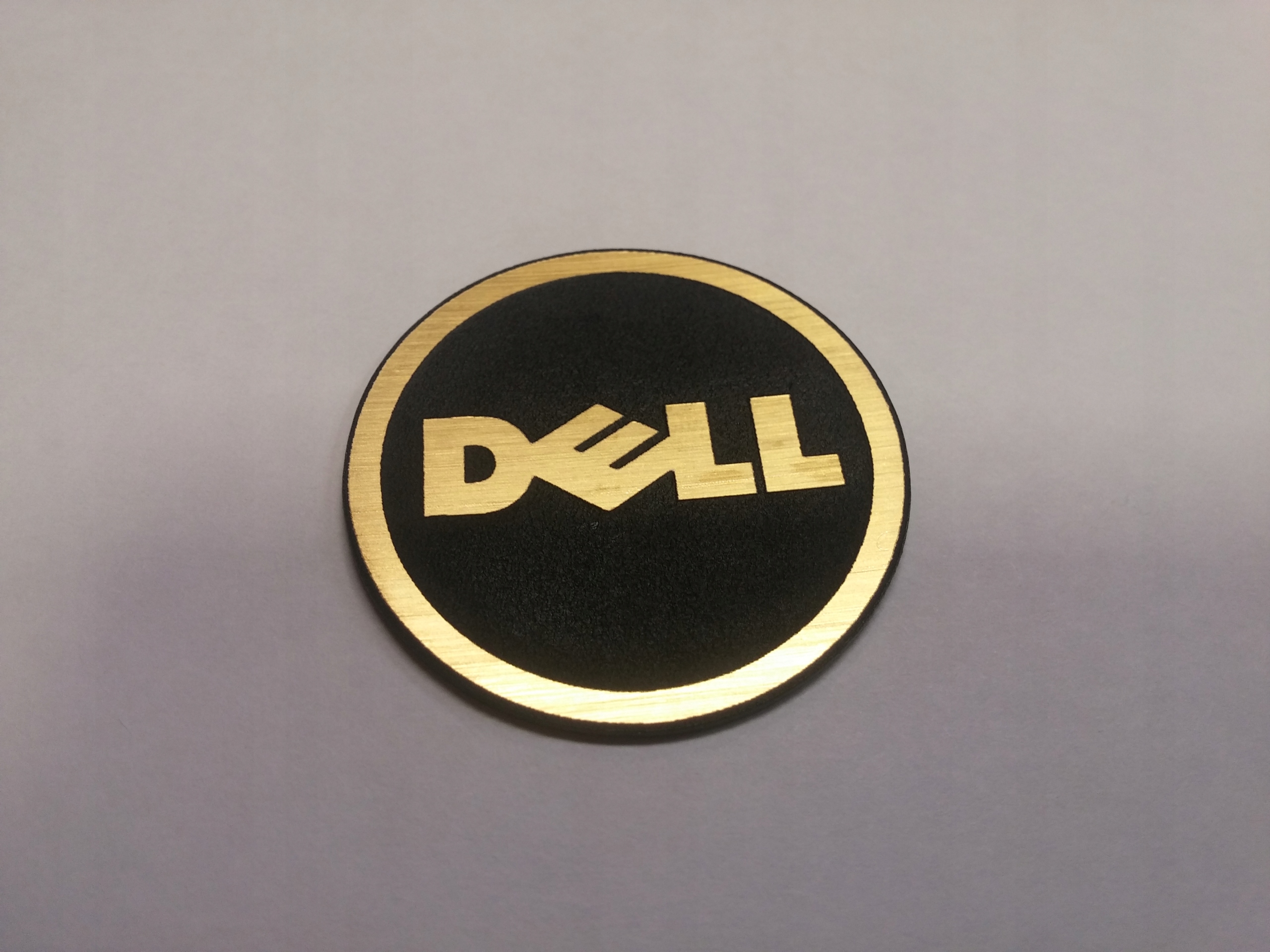 

Dell naklejka emblemat 35 mm * Złota