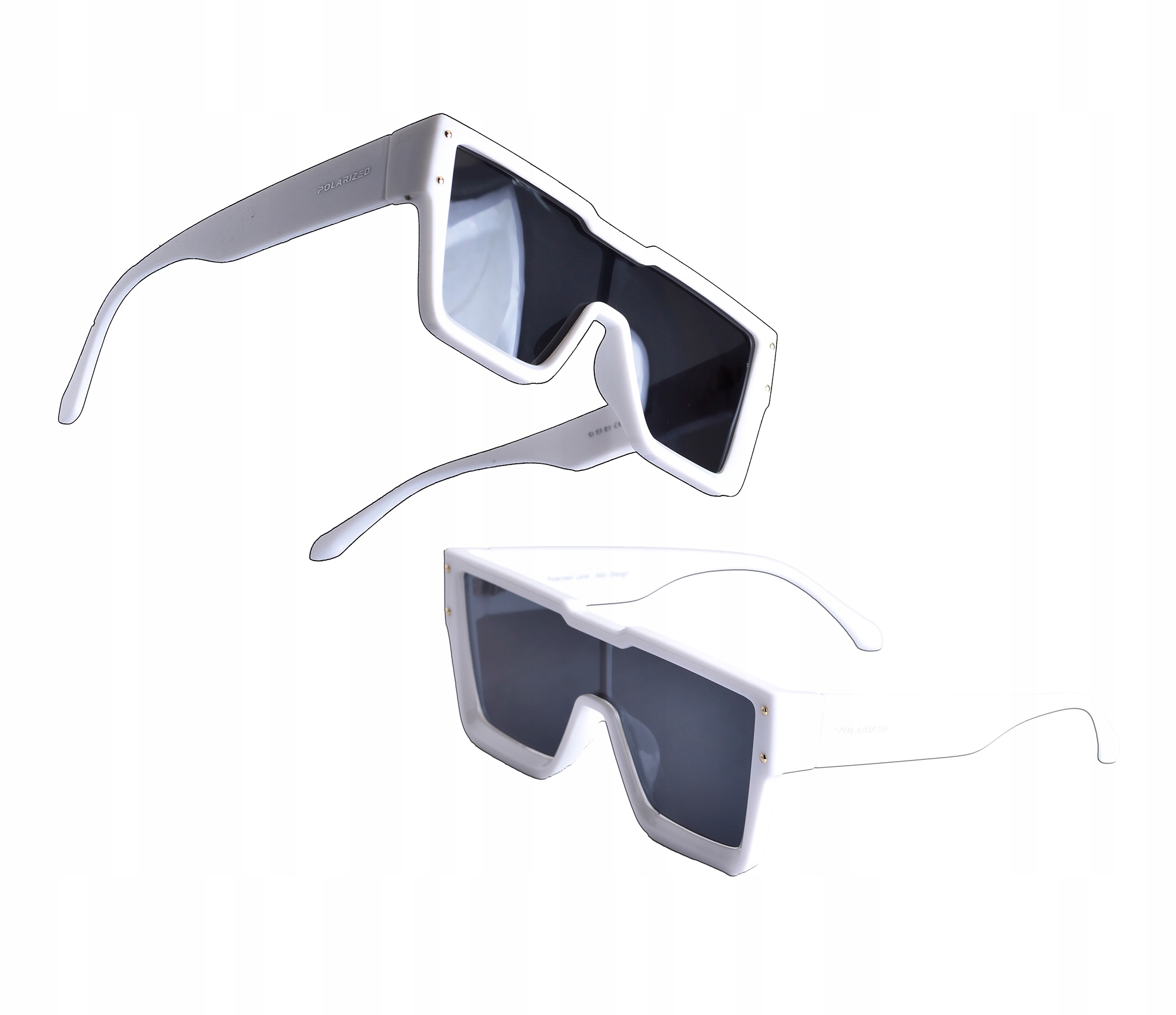 OKULARY PRZECIWSŁONECZNE POLARYZACJA DAMSKIE MĘSKIE CRAZY SHOCK MODNE STYL Model CRAZY SHOCK