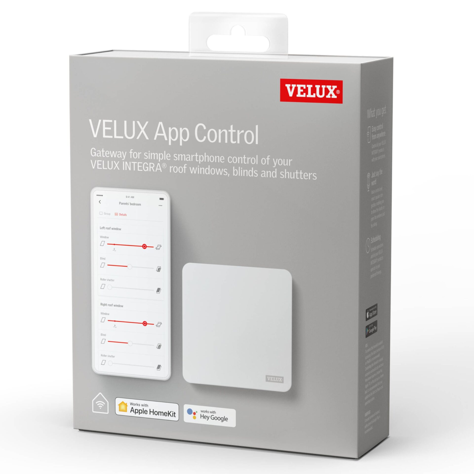 Ovládací systém Velux App Control Kig 300 ovládanie z telefónu
