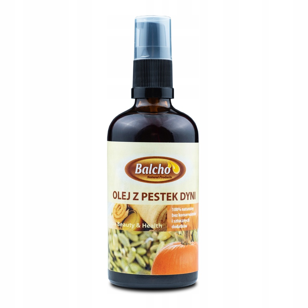

Olej z pestek dyni Balcho 100ml zimnotł. Dozownik!