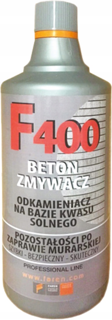 

Środek Do Usuwania Osadów Wapiennych F400 Faren