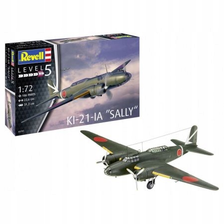Revell model ke slepení 1/72 Ki-21-Ia "Sally" 03797