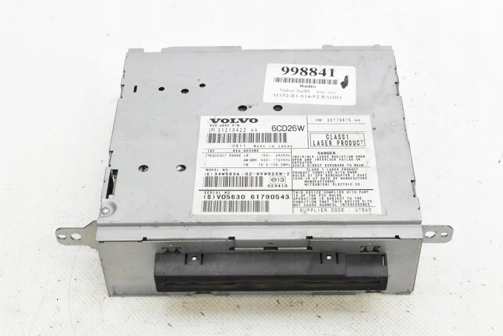 CD player CD 31210422 VOLVO XC90 1 and LIFT 06-14