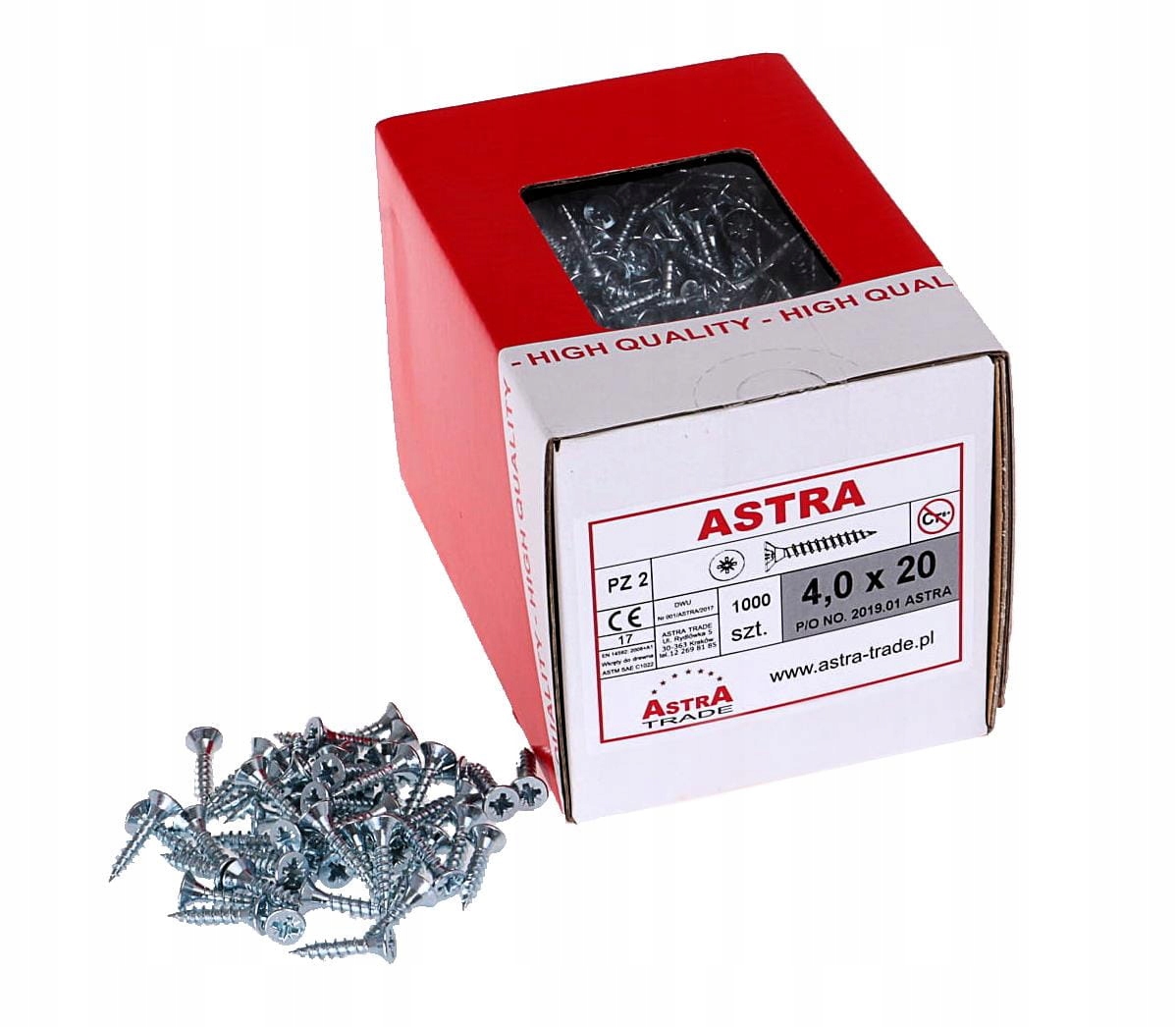

Wkręt 4X20 /1000 Szt/ Astra