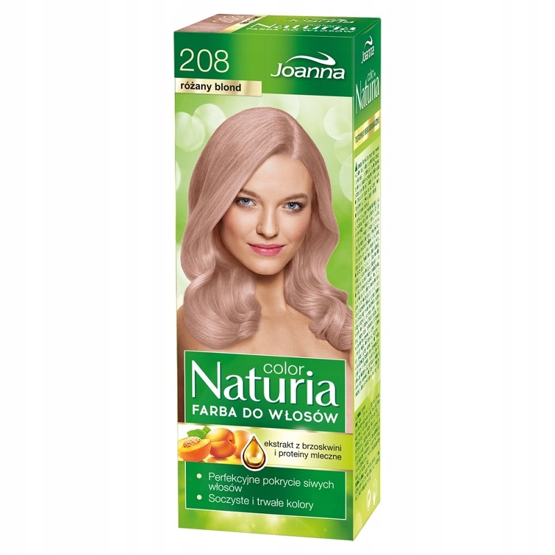 

Joanna Naturia Color farba 208 Różany Blond