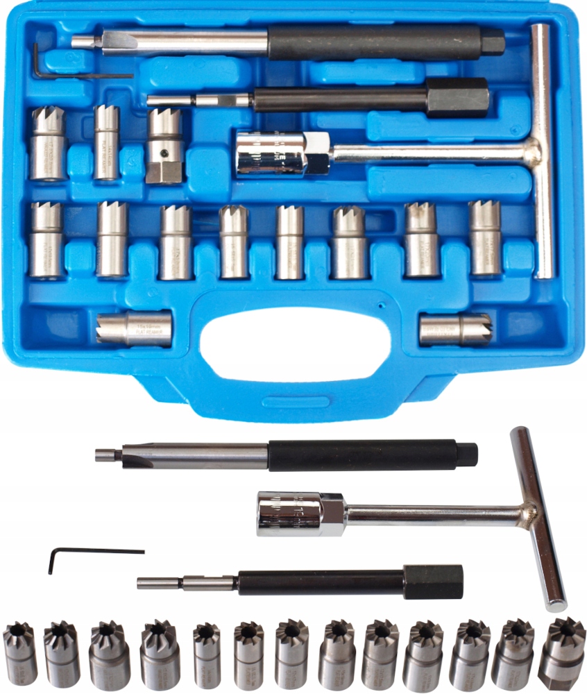 Frézy Na Čištění Zásuvek Vstřikovačů Frézy Vstřikovačů 17 Ks