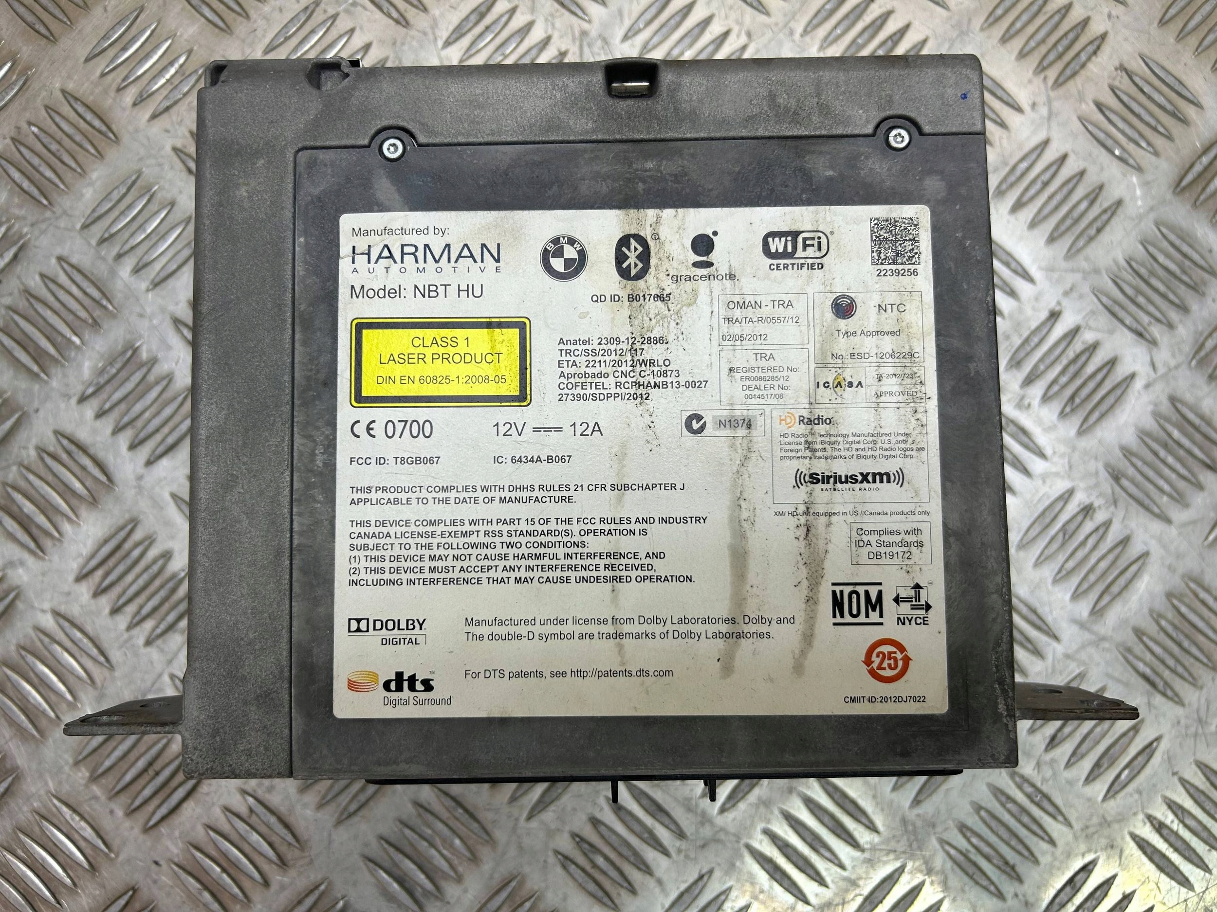 Panel / radio / player / NBT BMW X5 F15 2015 9387568