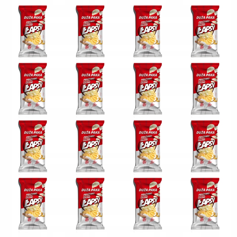 Łapsy Vroubkované krekry solené 110 g X16