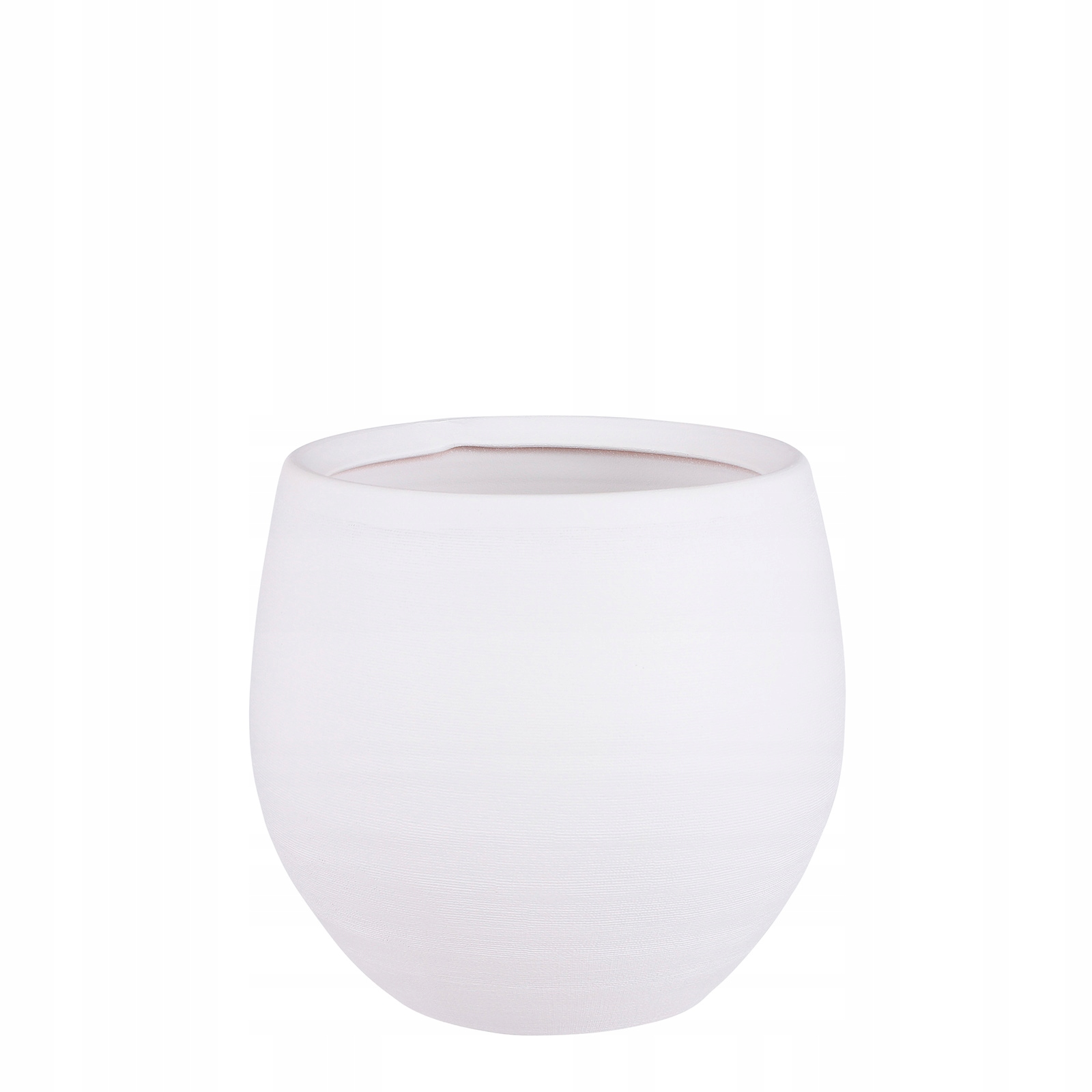 

ceramiczne donice Douro 26/23 białe okrągłe