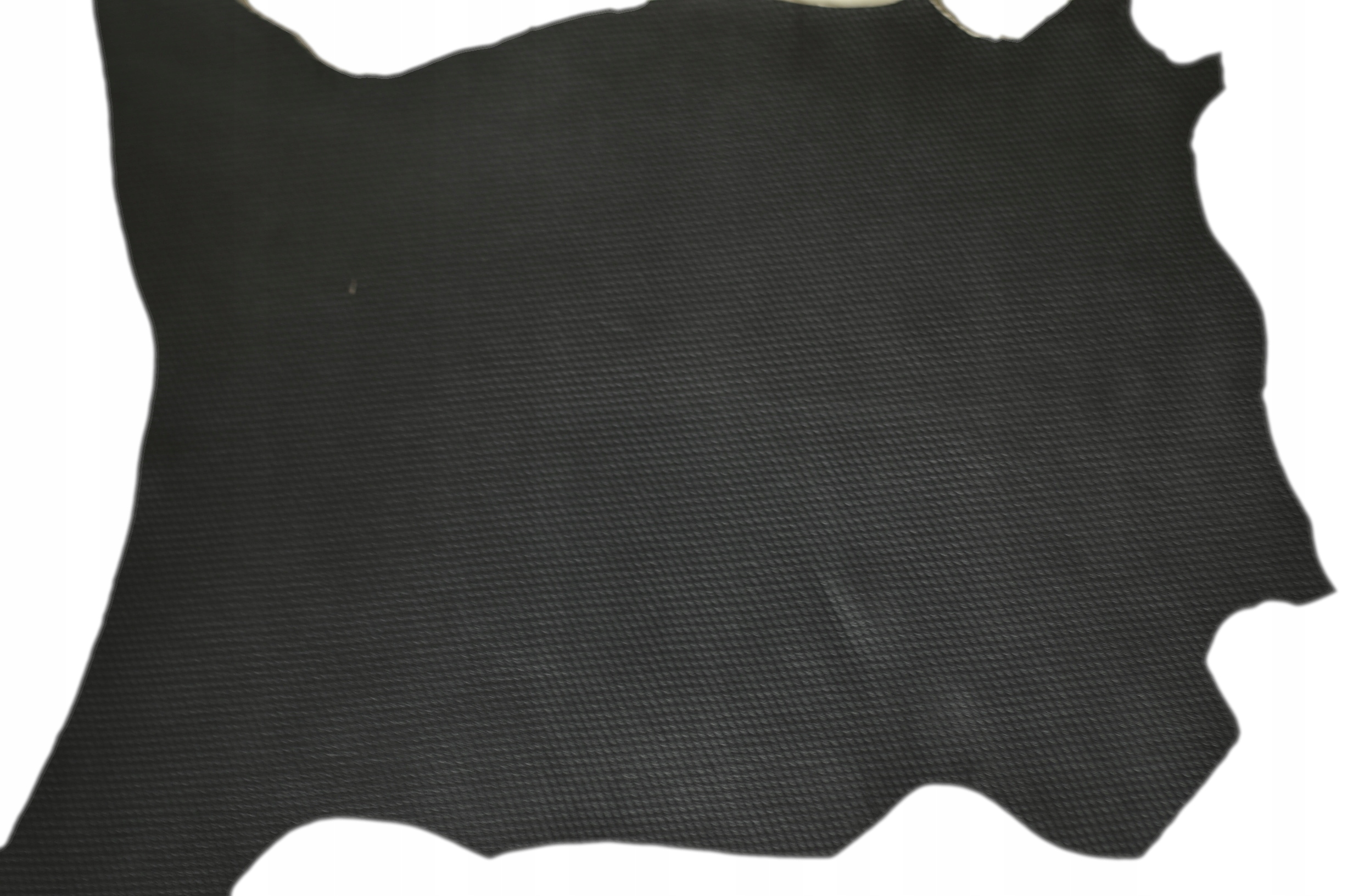 3411 Černá Kůže Itálie 3,3mm 75/70 Vzor Podlepené Pletivo