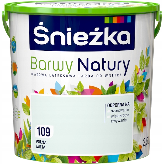

Śnieżka Barwy Natury Polna Mięta 109 2,5L