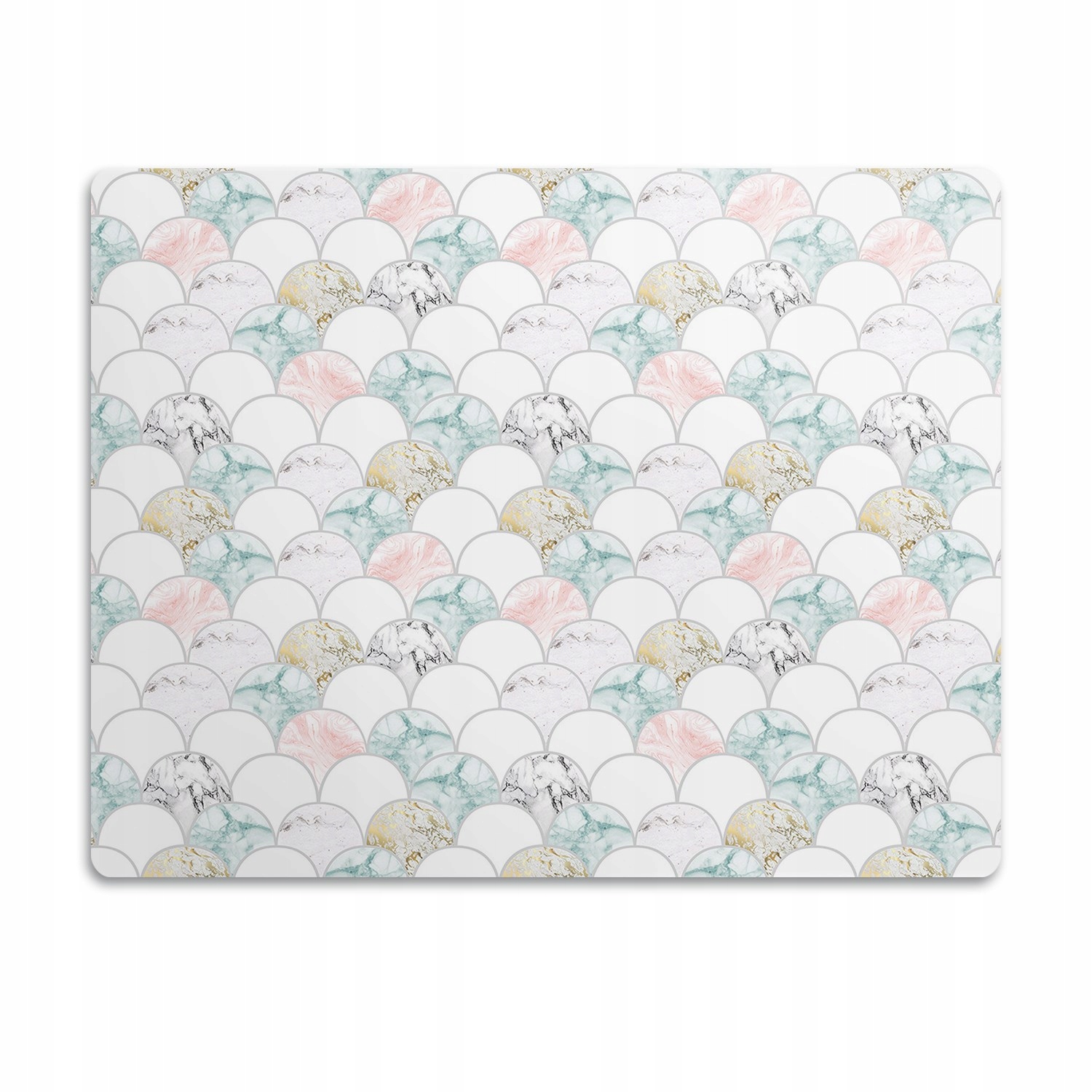 Levně Ochranná podložka pod misky Pastelový mramor 60x40 cm