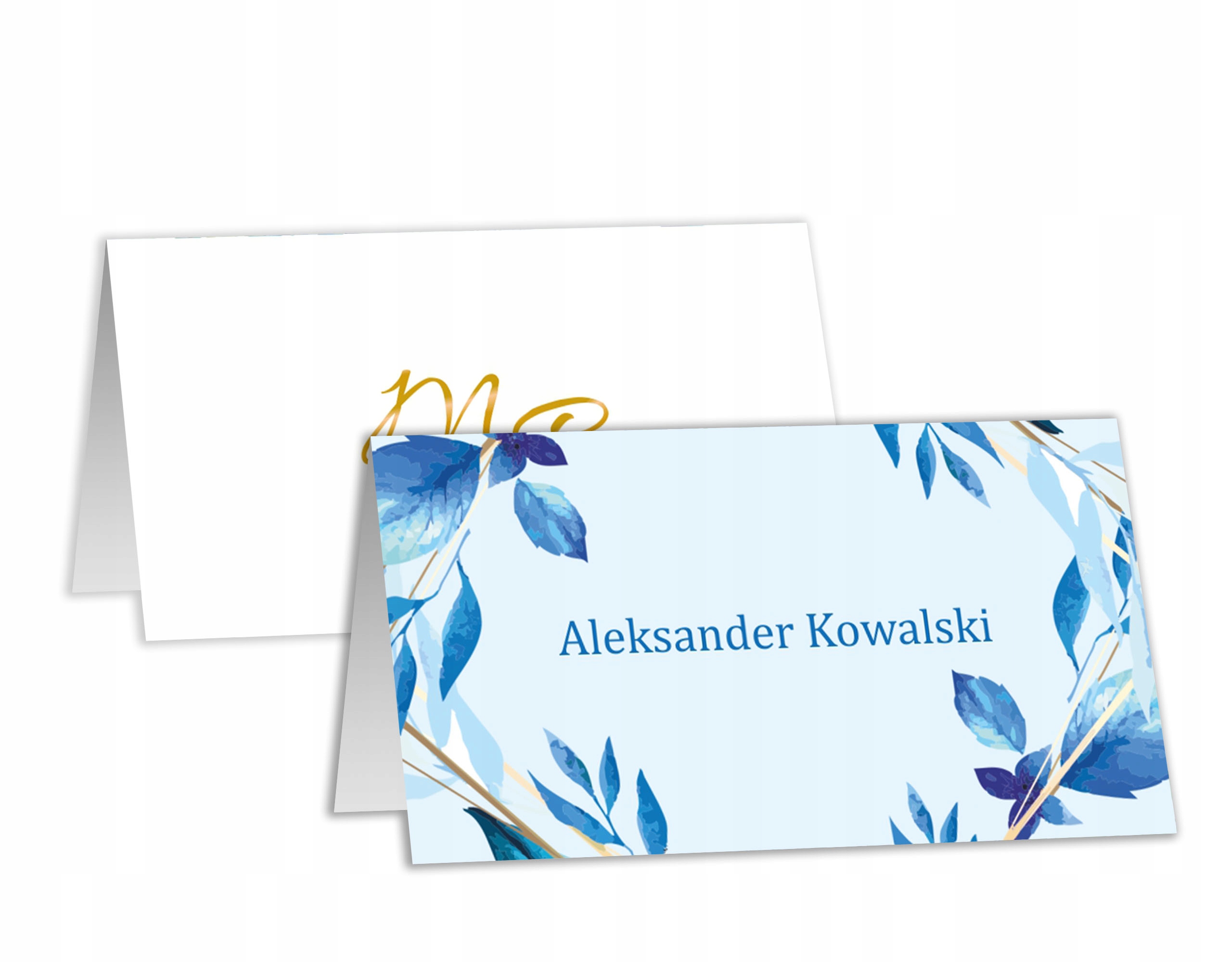 WINIETKI WIZYTÓWKI WESELNE NA STÓŁ kwiaty