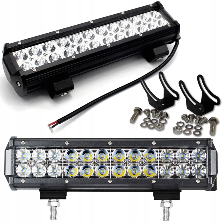 PANEL LED LAMPA ROBOCZA HALOGEN 24 led 72W OFFroad SZPERACZ LightBar
