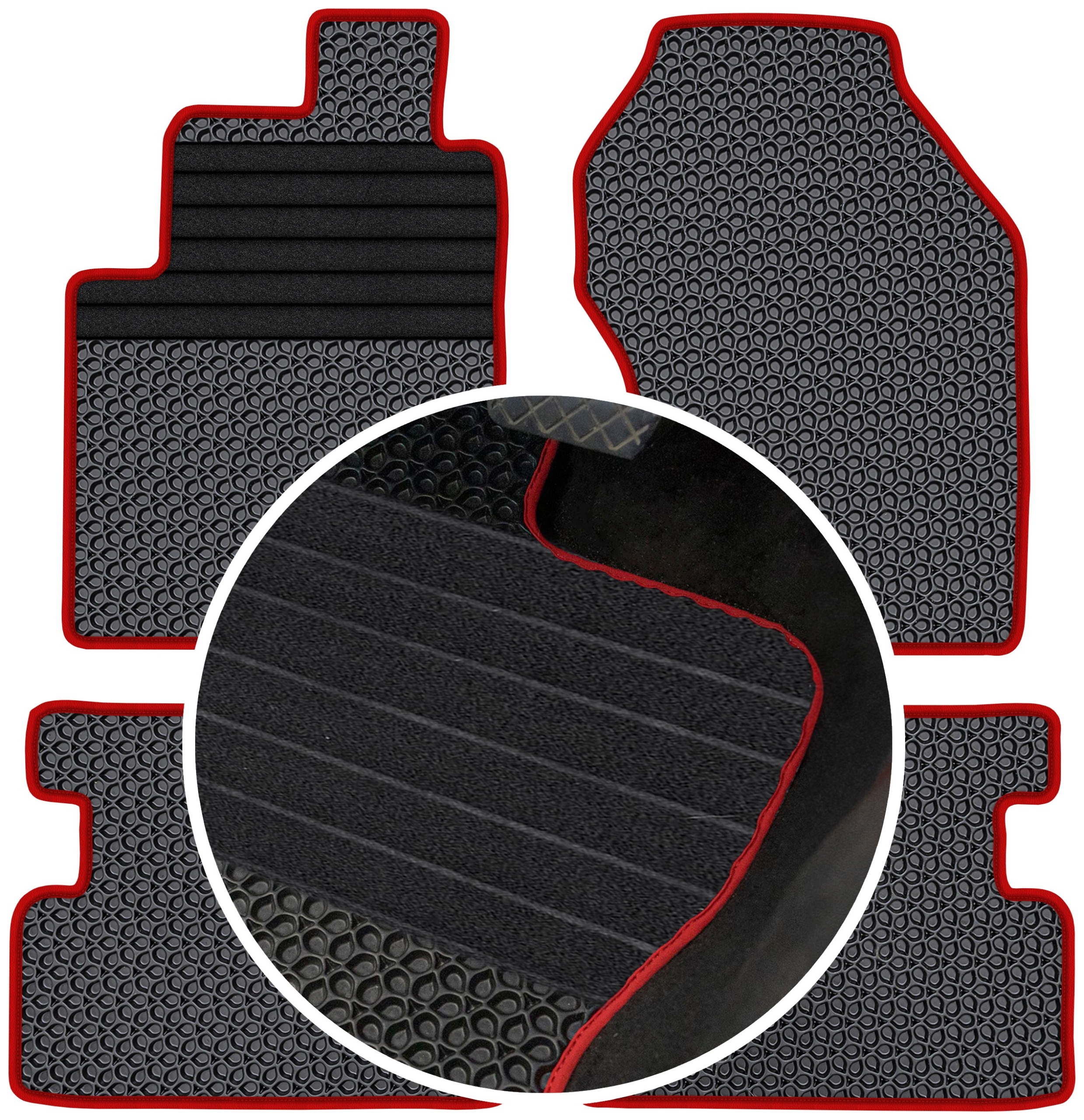Ford Focus I Fl 2001-2004 Gumové rohože Eva Eternity Posilnenie XXL