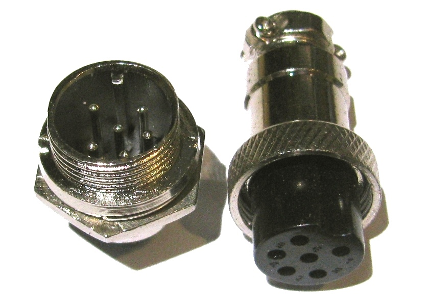 

Złącze GX16 wtyk gniazdo 6pin Mplt