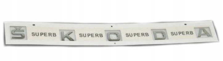 

Emblemat Napis Na Tylną Klapę Skoda Superb 3 Chrom