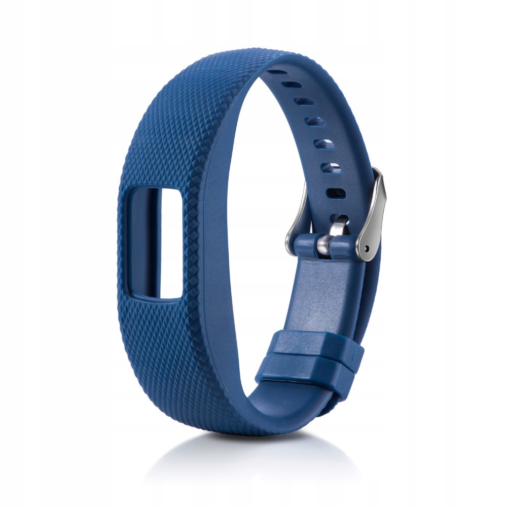 Pasek Silikonowy do Garmin Vivofit 4 Granatowy Rozmiar S