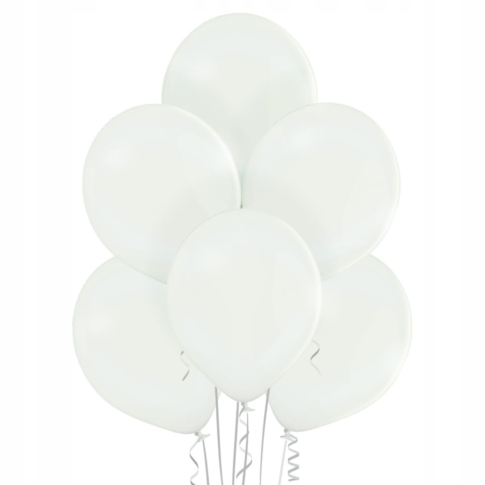 

Balony pastelowe 30 cm, 100 szt. biały wesele