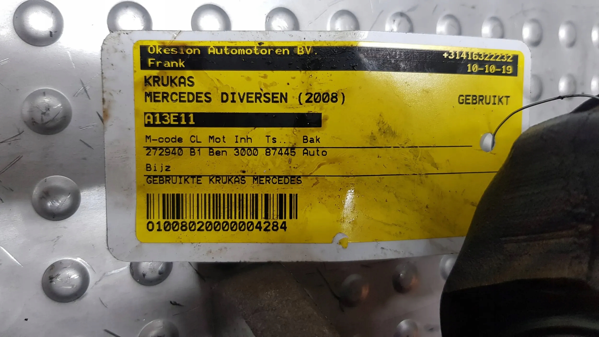 crank NOMINAL R27201 MERCEDES E W211 W219 3.0 3.5 V6 M272
