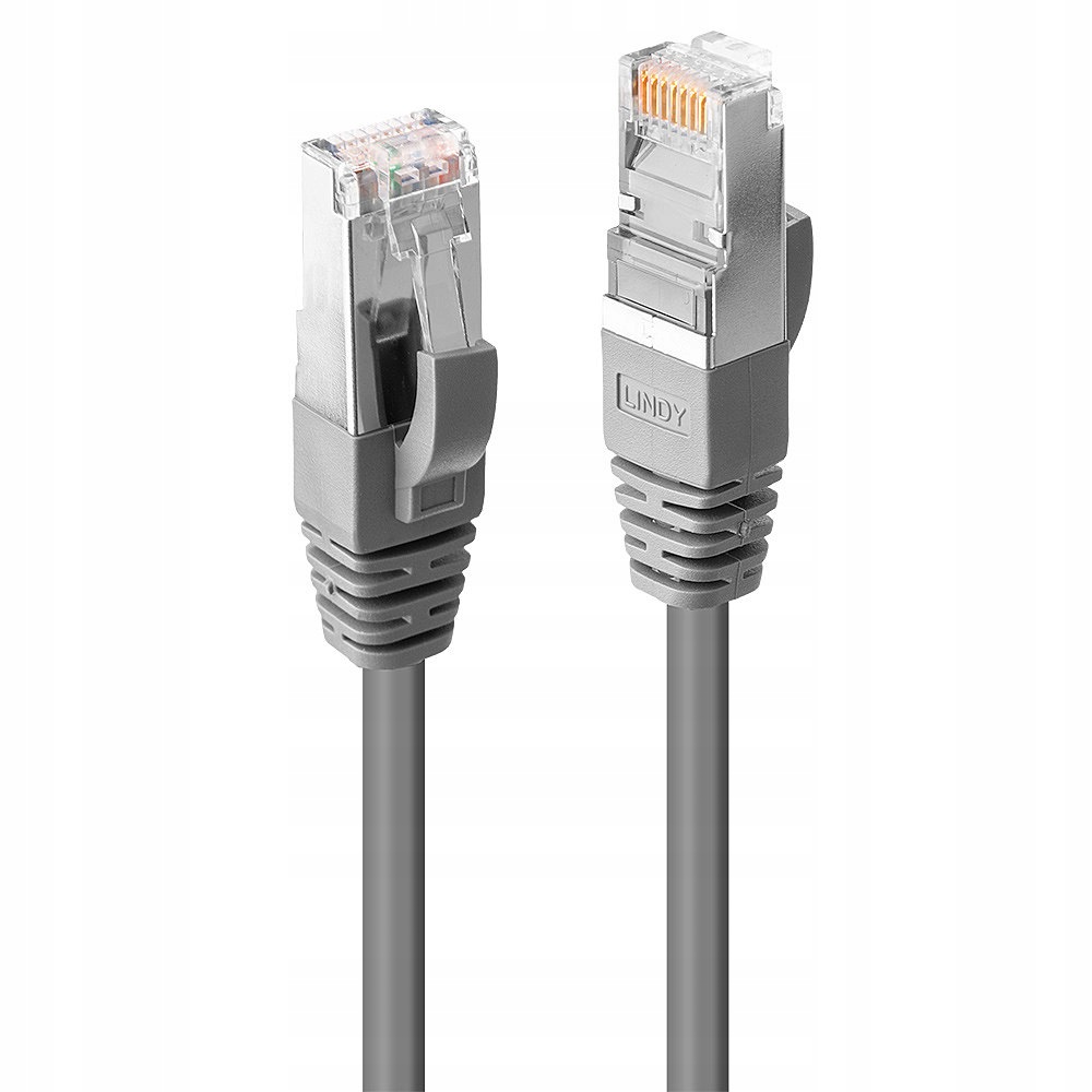 Lindy Premium kabel patchowy Cat6 Sstp 50 m szary