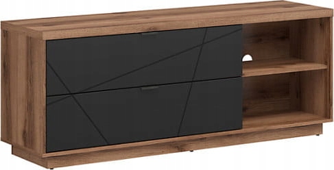 Szafka RTV pod Telewizor Forn Black Red White