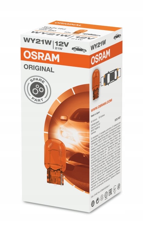

żarówka Osram Wy 21W WY21W 12V pomarańczowa