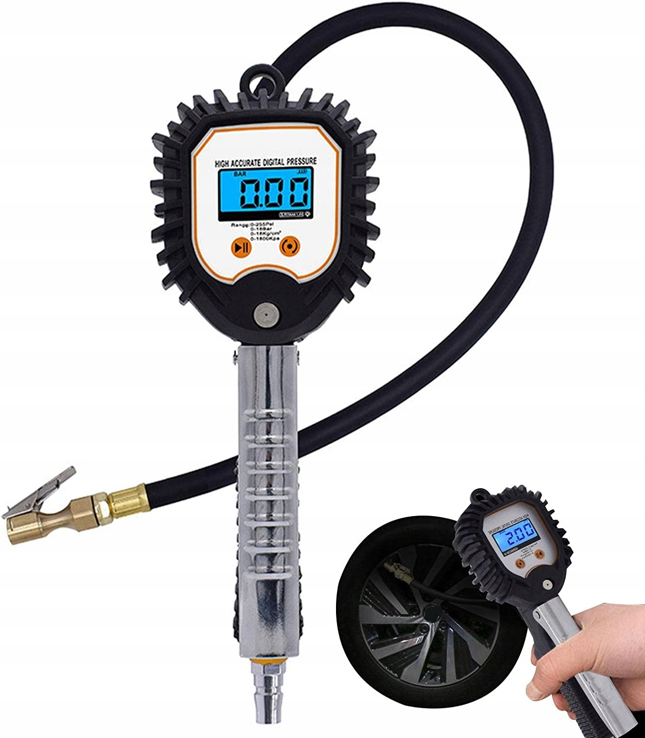 2 шт. манометр з насосом? - Автоматичний датчик шин