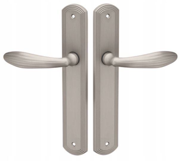 Kľučka na štítku Tupai 1911-142 bez otvoru niklová perla