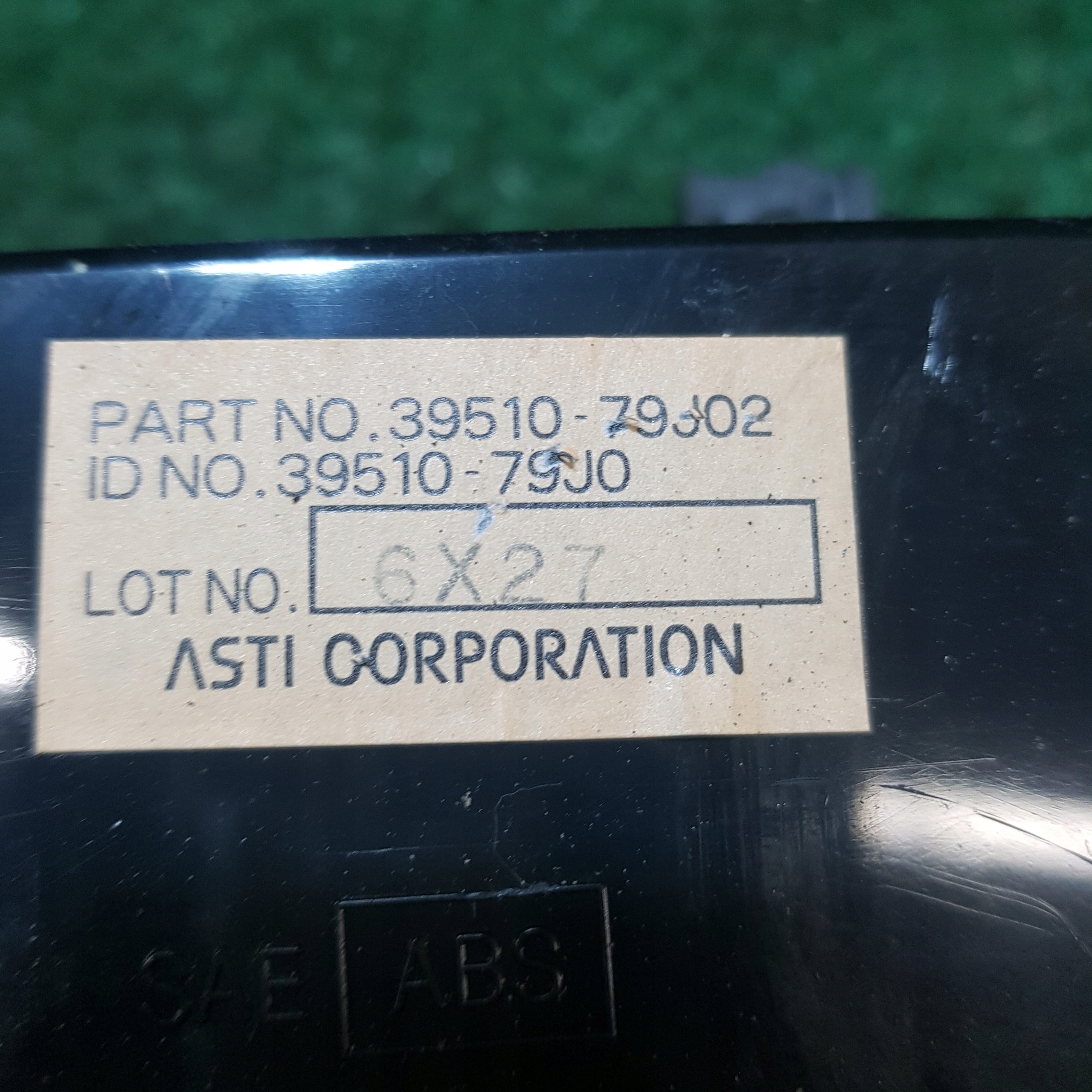 control panel air conditioning devices FIAT SEDICI 39510-79J02