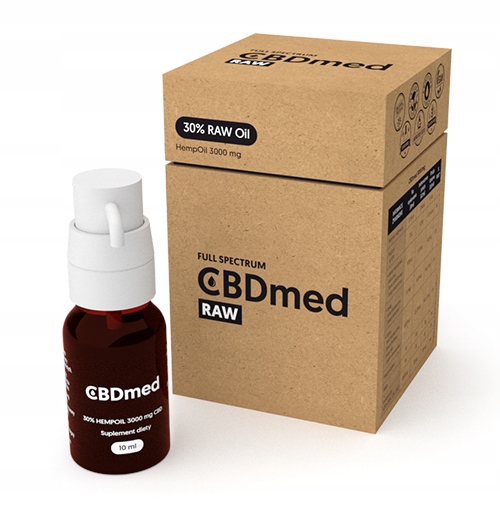 

Olej konopny CBDmed Raw 30% ful spectrum 10 ml