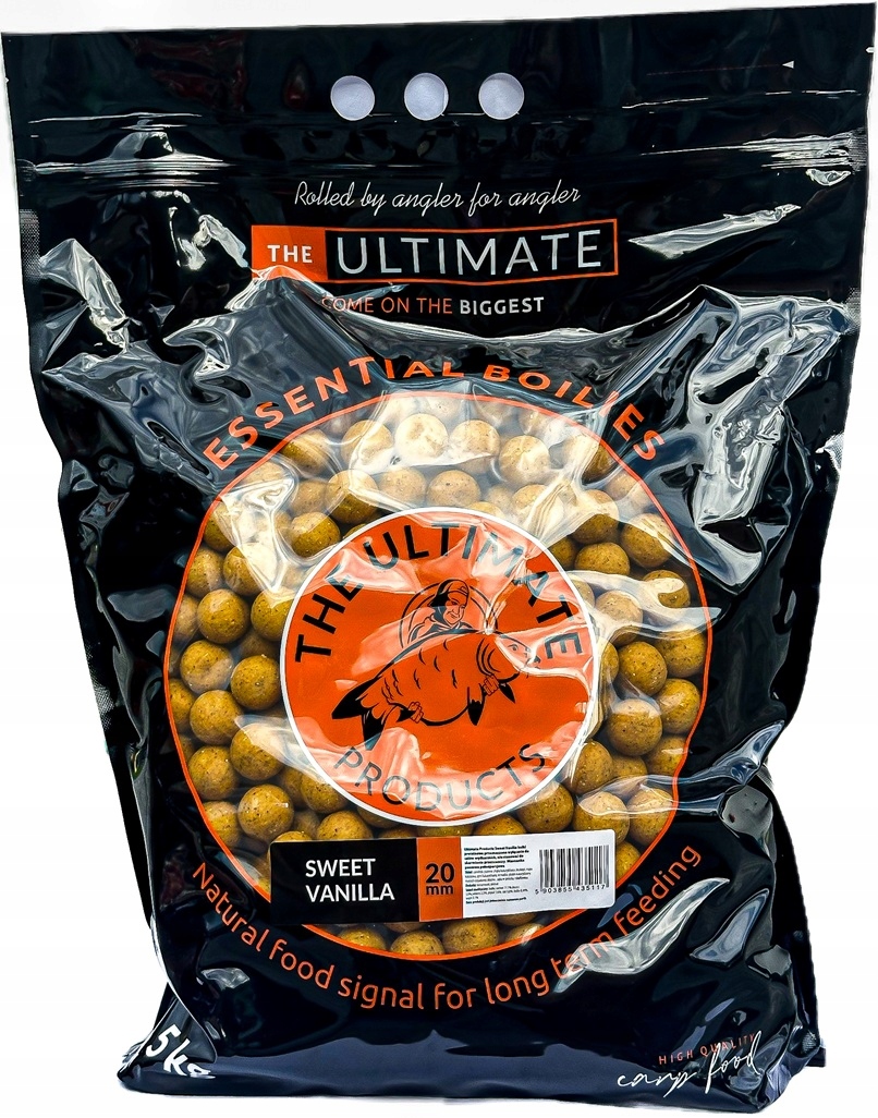Ultimate Products Essential Sweet Vanilla 20mm 5kg kuličky Ultimate Boilies