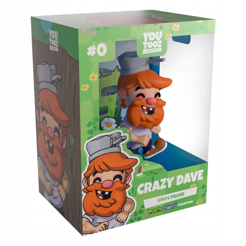 Plants vs. Zombies Vinyl Figurka Crazy Dave 12 cm Youtooz