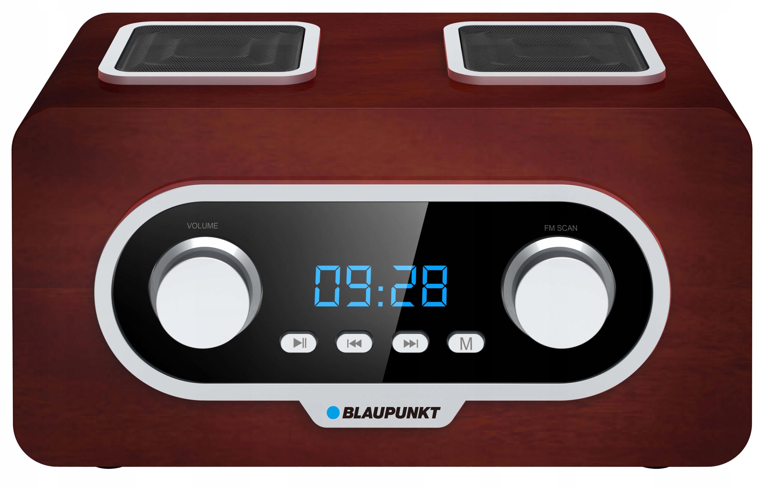 RADIO PRZENOŚNE AKUMULATOROWE FM ZEGAR BLAUPUNKT PP5.2BR FM PLL SD/USB/AUX
