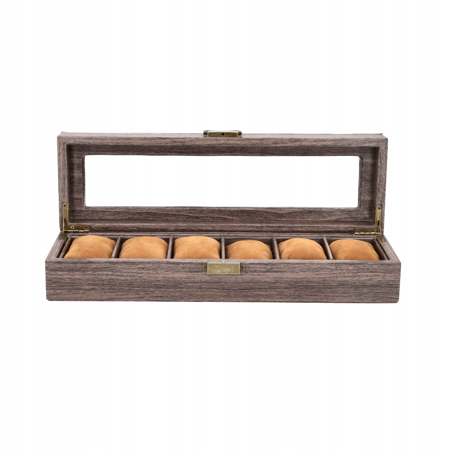 SZKATUŁKA NA ZEGARKI ETUI ORGANIZER PUDEŁKO EKSPOZYTOR NA PREZENT 6 szt G42 Marka Korbi