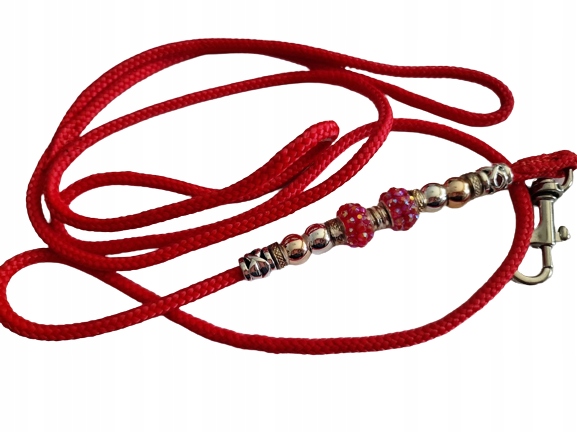 Pelo Smycz 145cm ringówka smyczka ozdobna 207