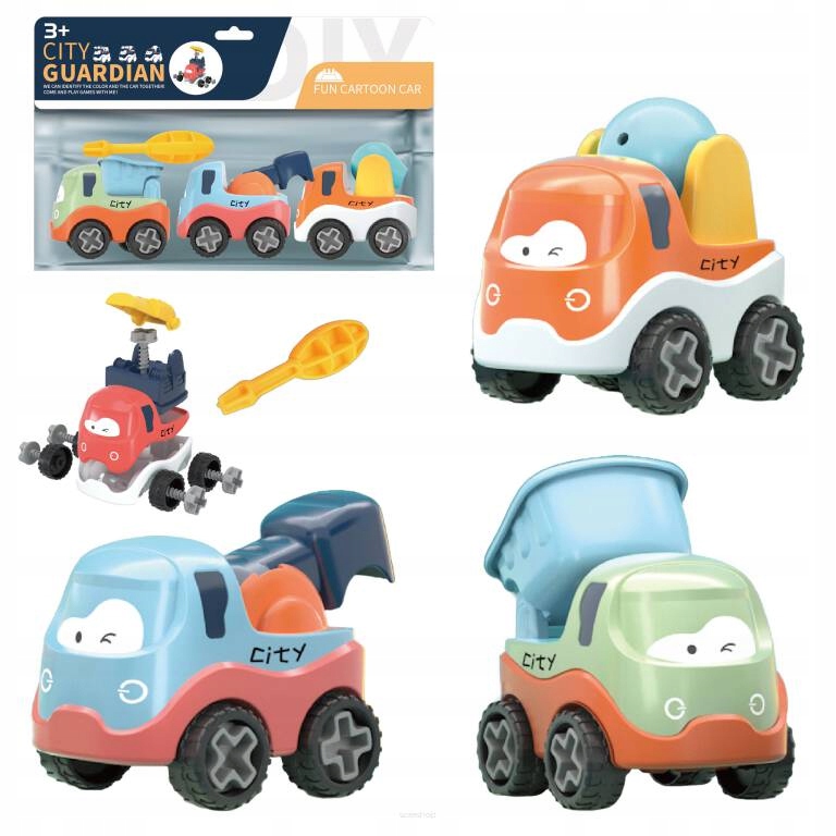 

Auta Pojazdy Zestaw Do Skręcania Ze Śrubokrętem