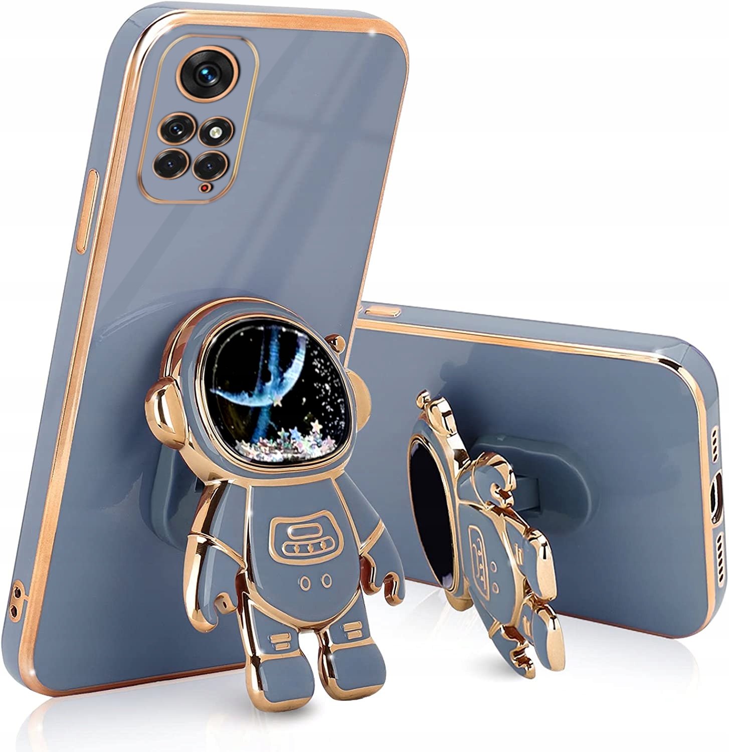 ETUI ASTRONAUT 6D DO XIAOMI REDMI NOTE 11 PRO / 12 PRO 4G PODSTAWKA + SZKŁO Kod producenta AST28 silikonowe silicone GLAMOUR