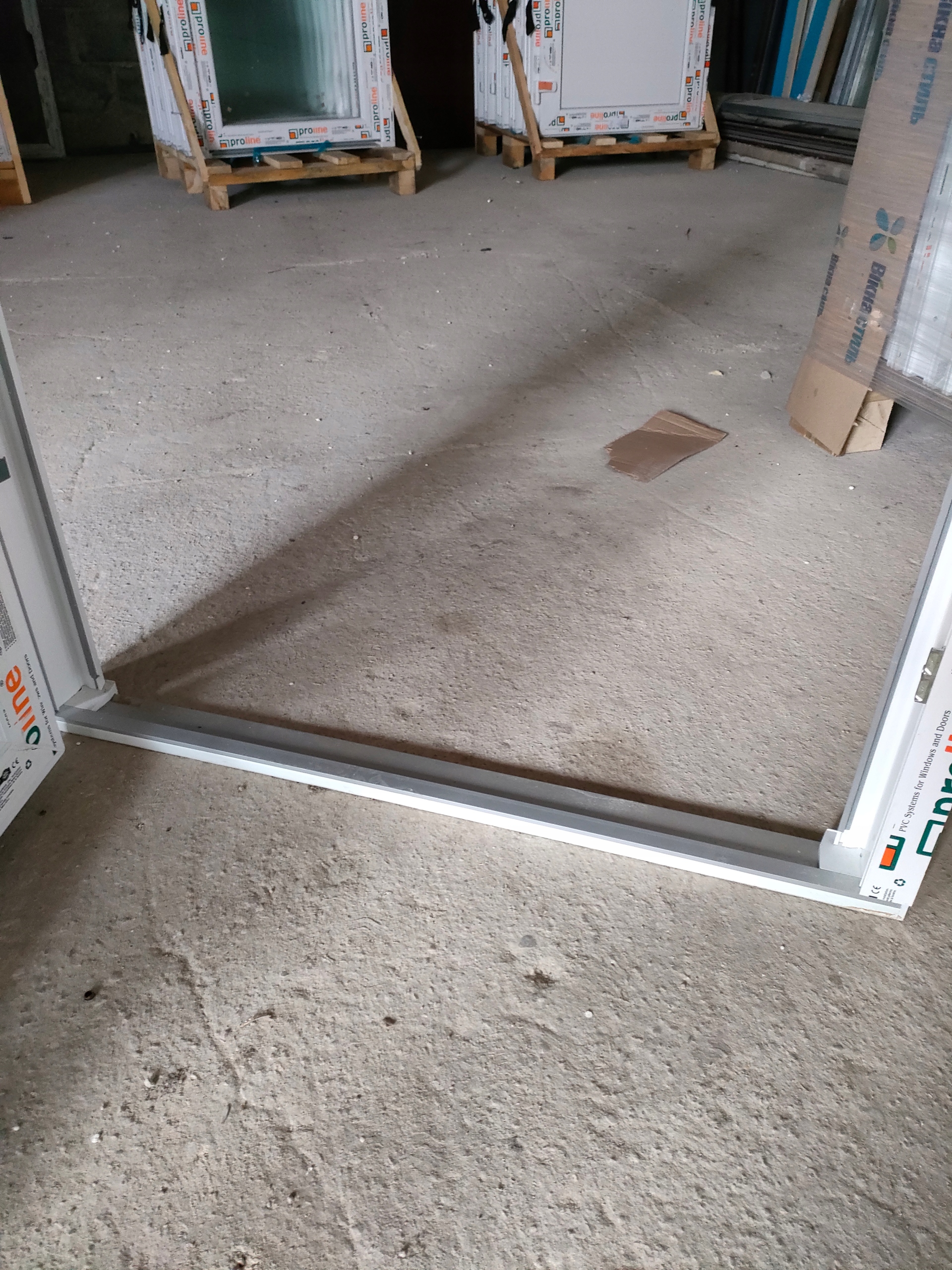 DRZWI PCV 1100X2100 70 MM DO SKLEPU BIURA DOMU Rodzaj Drzwi gospodarcze