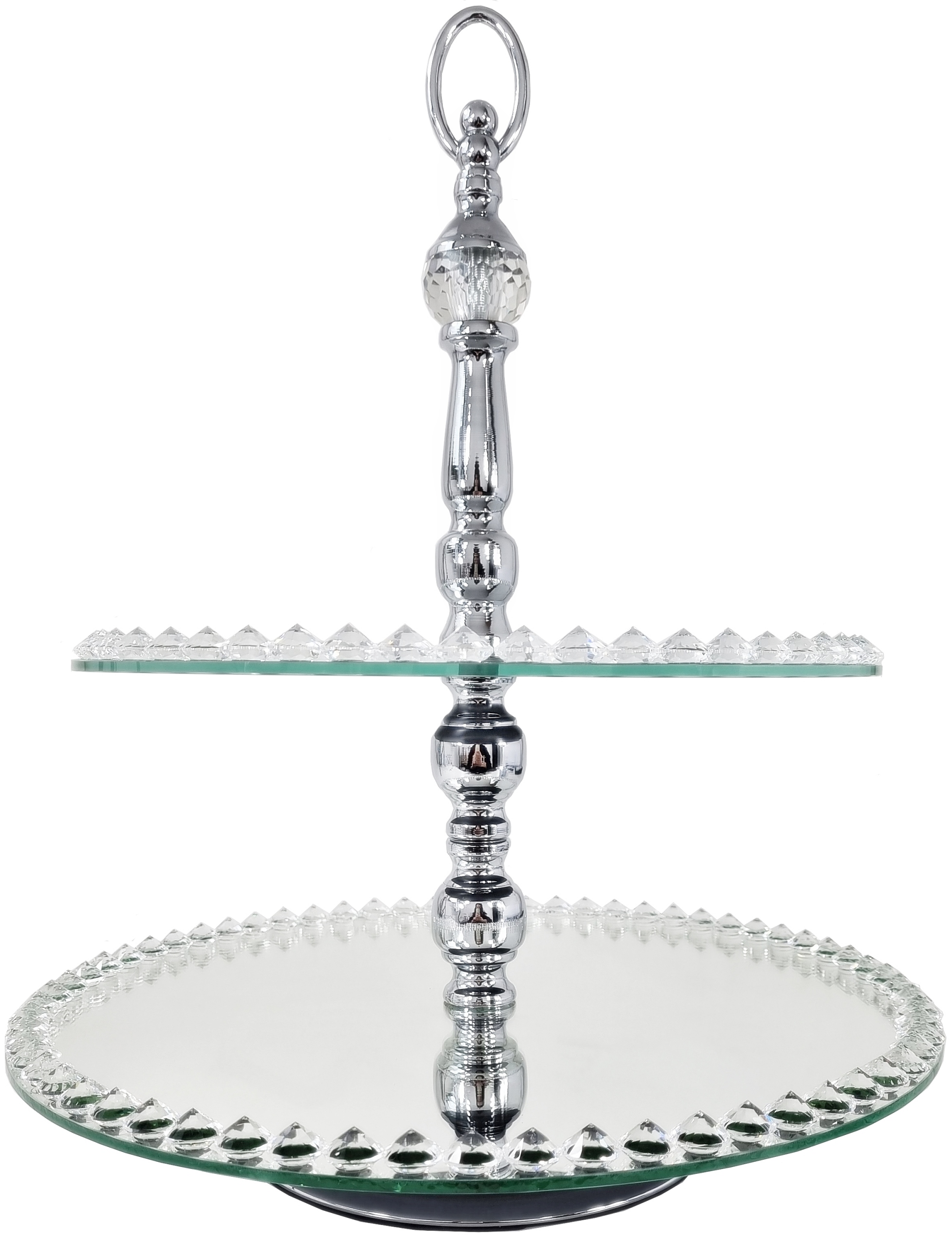 Sklenená Miska Na Koláče, Zrkadlové Ovocie