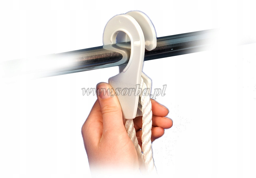 Wieszak do odbijaczy Fastfender 25 biały 2 szt Marka inna