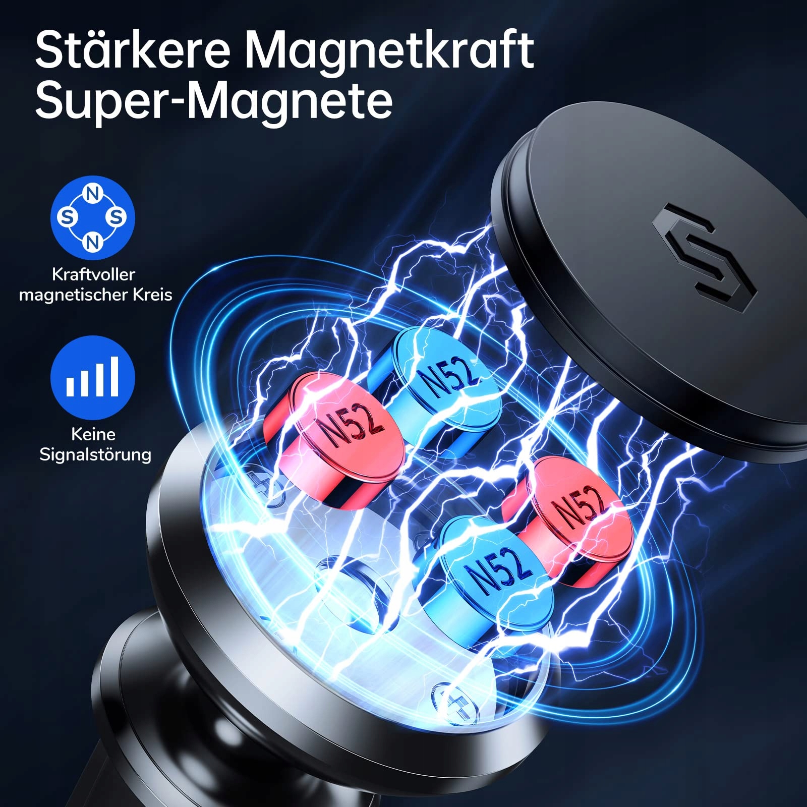 SYNCWIRE Magnetyczny Uchwyt Samochodowy 360 Stopni — miniatura 5