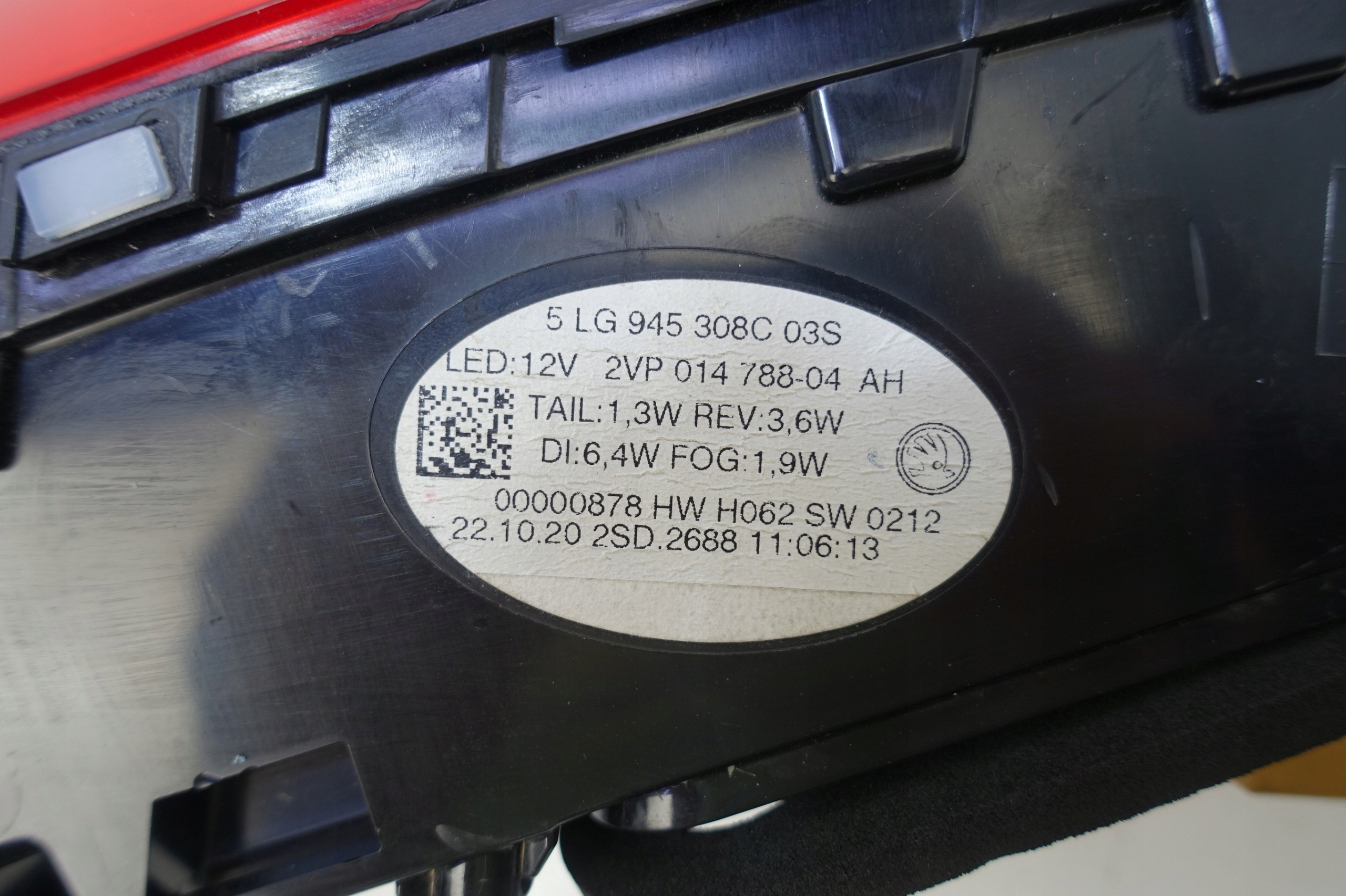 light right rear part right rear SKODA ENYAQ 5LG