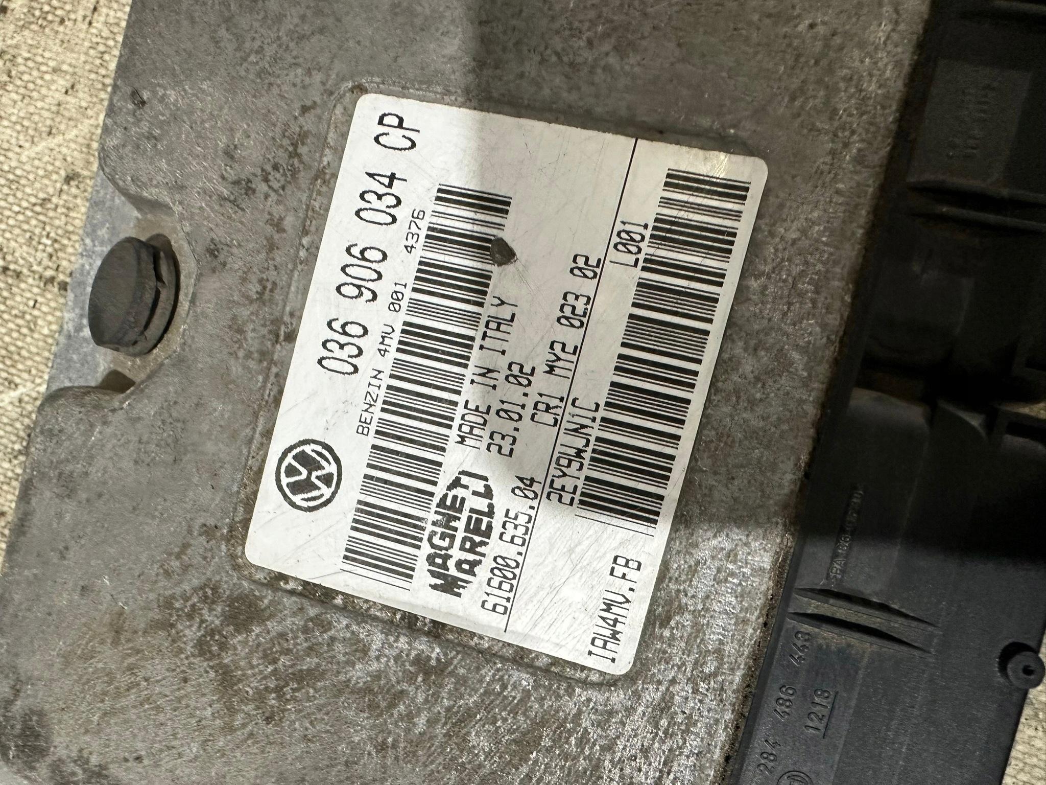 unité de commande électronique uce moteur SEAT LEON 1.6B 036906034CP