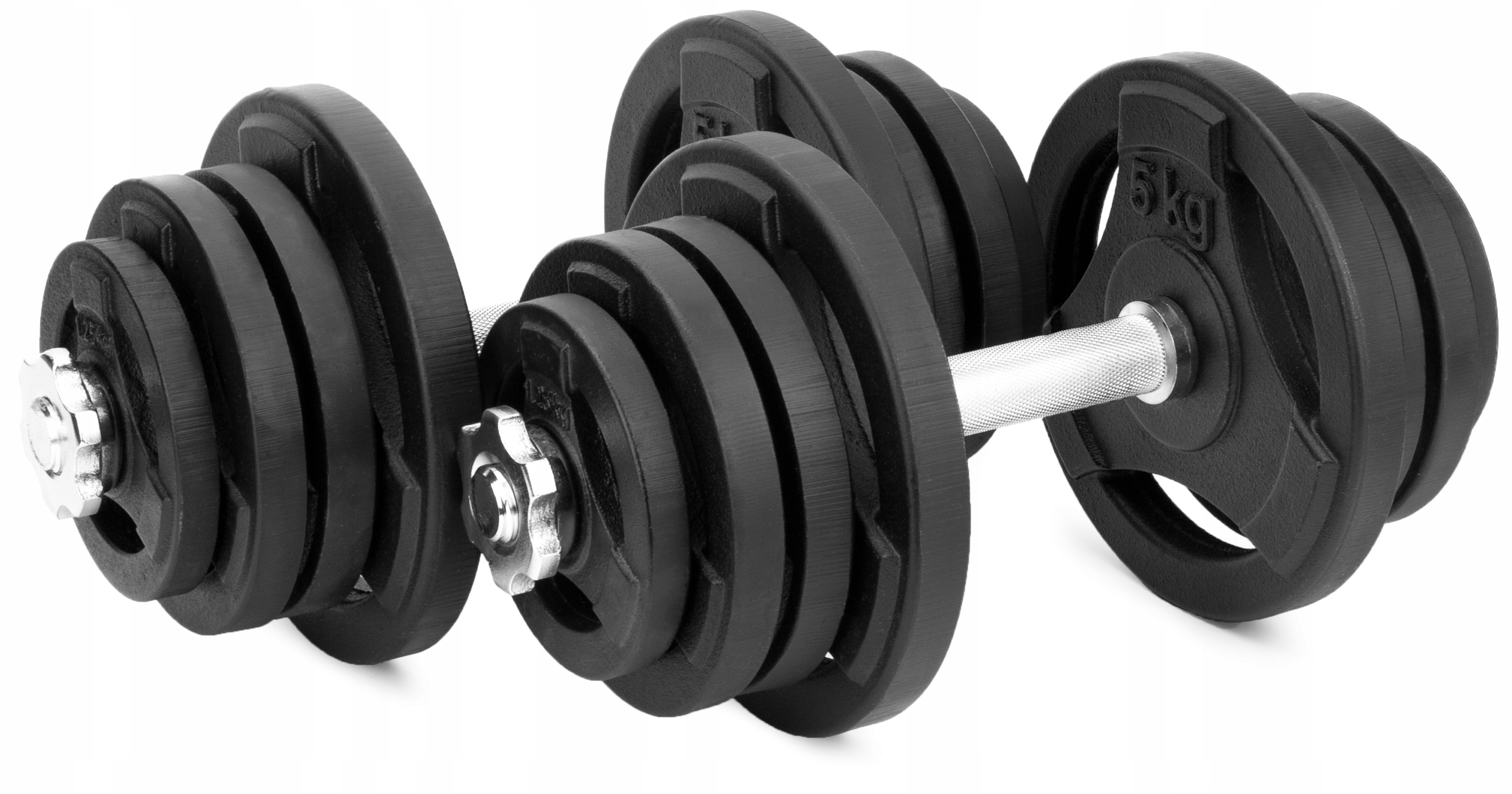 Hantle żeliwne regulowane 2x25kg kierownice gryfy zestaw do treningu 50kg Kod producenta HŻ KIERO 2x25kg