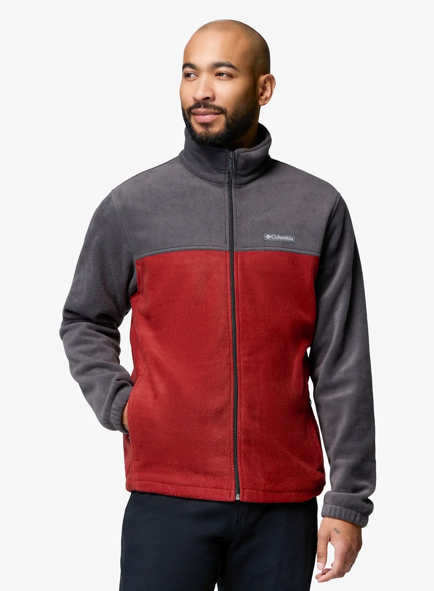 Fleecová bunda Columbia Steens Mountain 2.0 shark/red oxide S