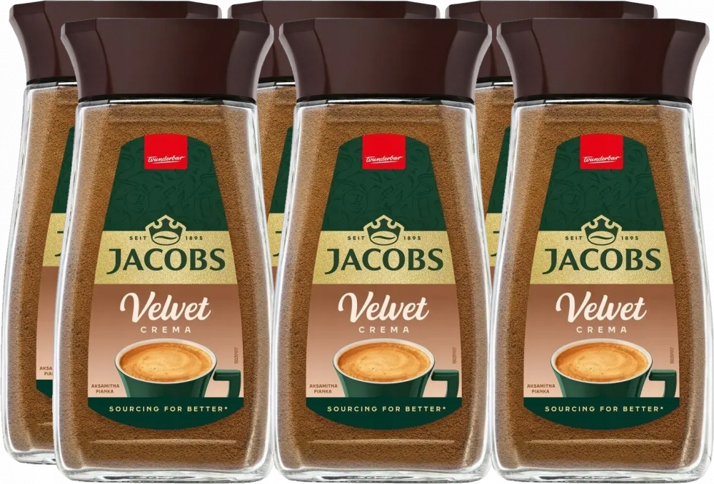 Kawa Jacobs Velvet rozpuszczalna 200g x 6 szt