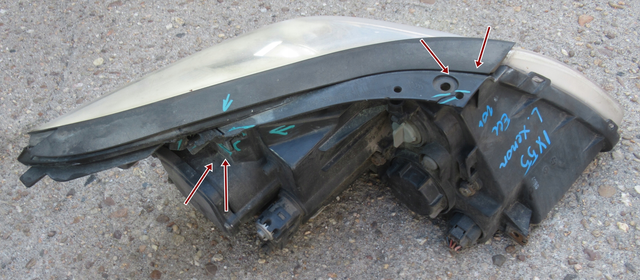 HYUNDAI IX55 10RLAMPA left front XENON KPL EUROPA