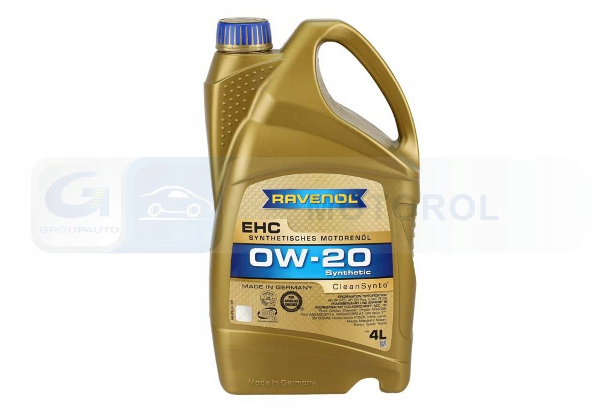 Motorový olej Rav Ehc Sae 0W20 4L Ravenol