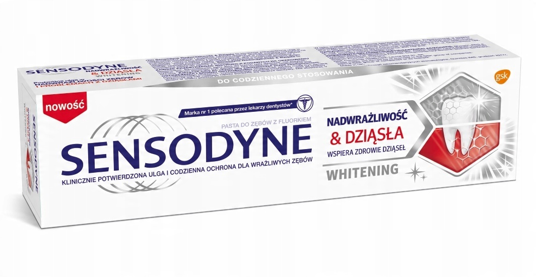 

Sensodyne pasta do zębów Whitening